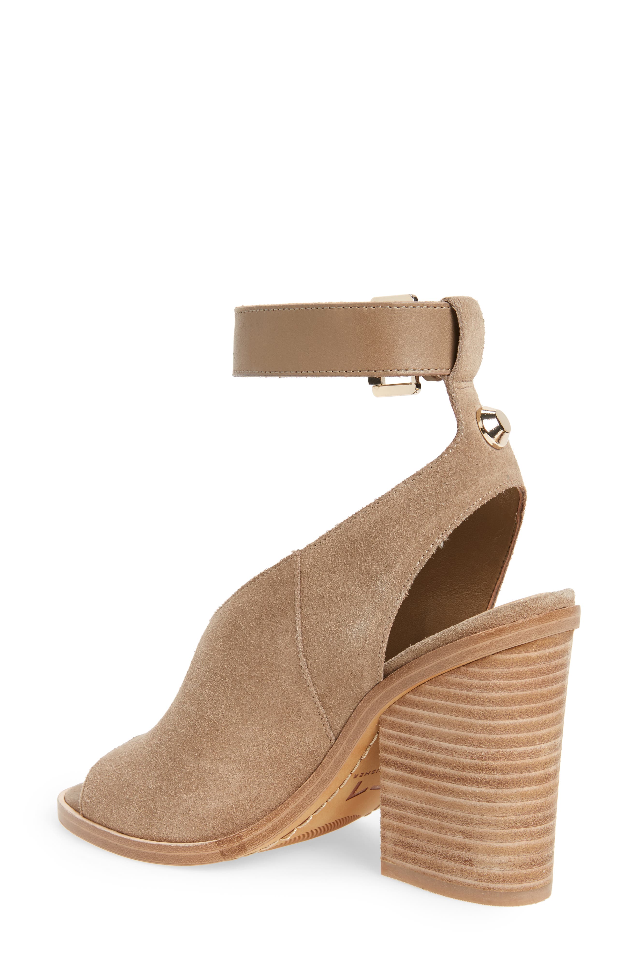 Vidal Ankle Strap Sandal, Alternate, color, MUSHROOM SUEDE