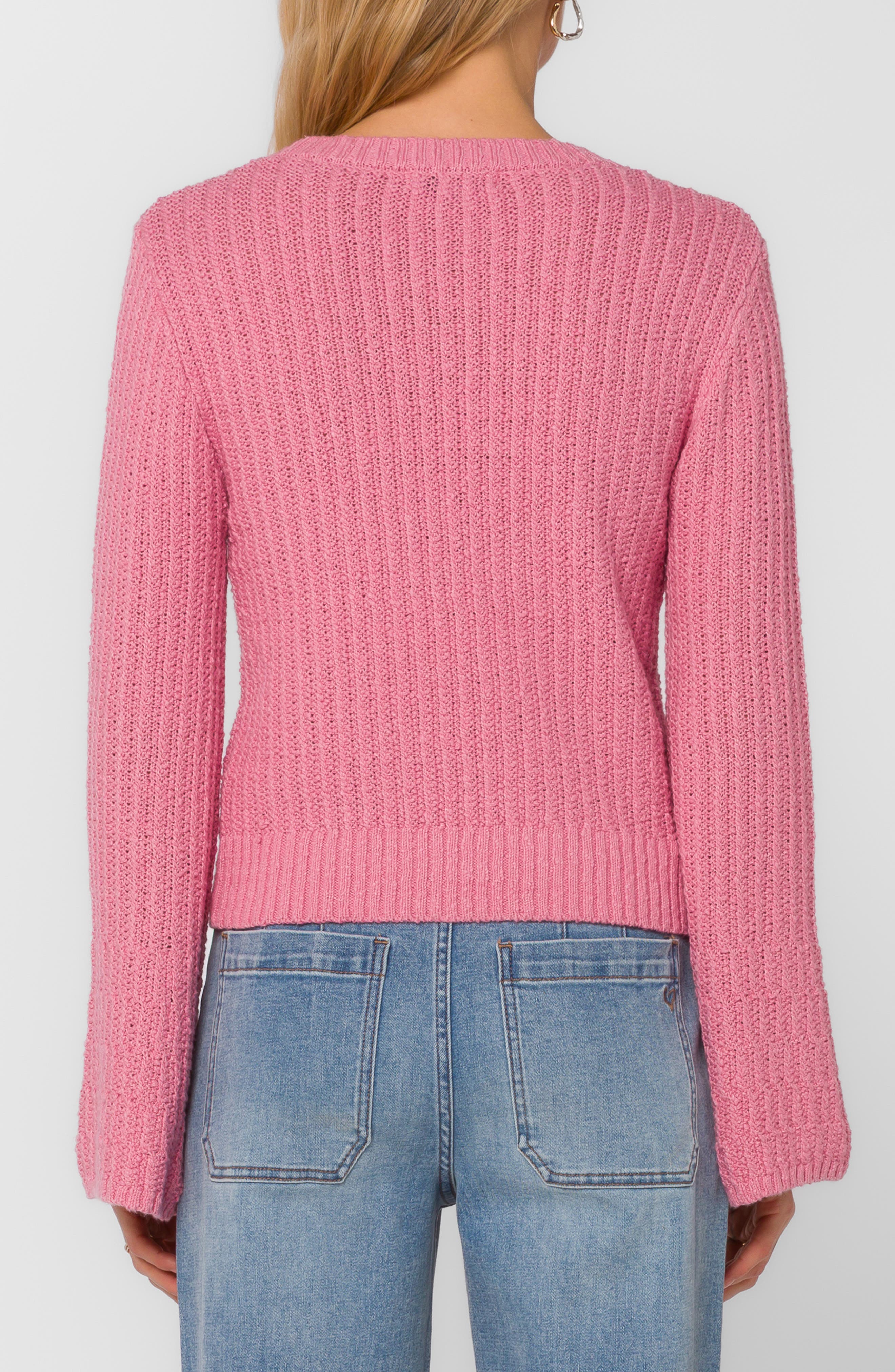 VELVET HEART Solvang Bell Sleeve Crewneck Sweater (Women) | Nordstromrack