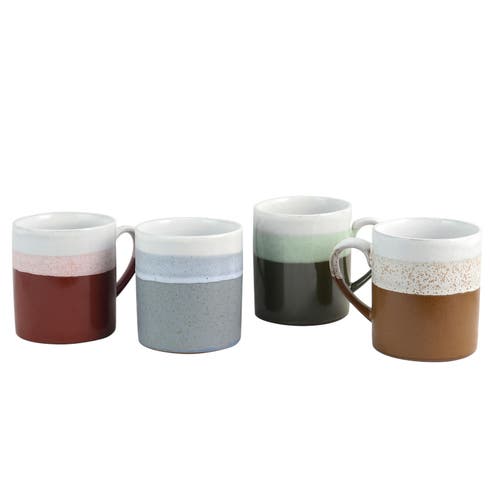 Gibson Home Terra Firma 23 Oz. Mug Set , Set Of 4 In Multi