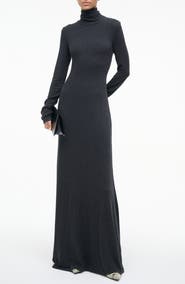 STAUD Vanya Long Sleeve Sweater Dress