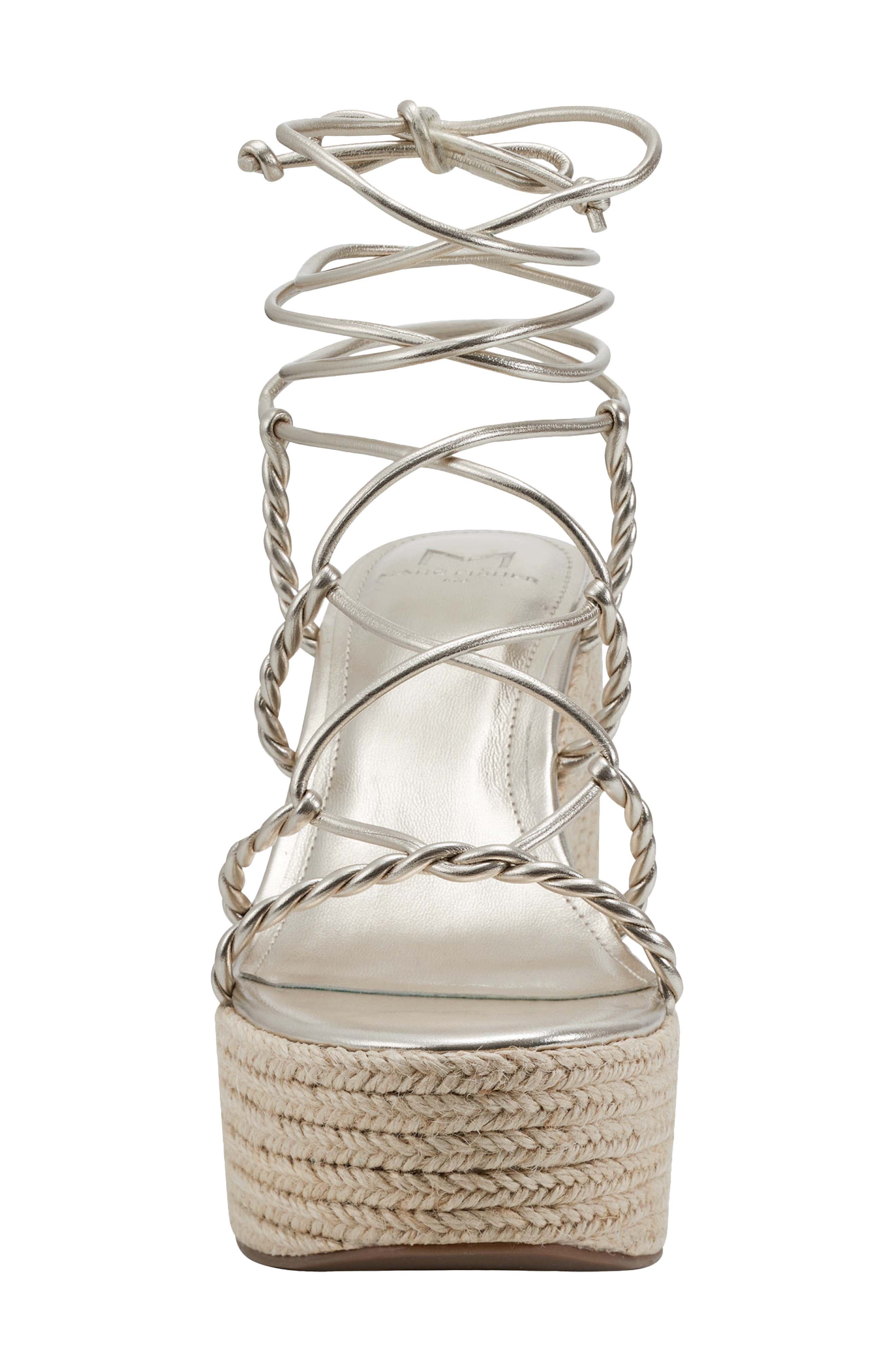 Marc Fisher LTD Oliver Platform Sandal, Alternate, color, Gold