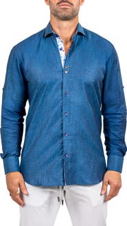 Maceoo Eins Marthy Contemporary Fit Button-Up Shirt
