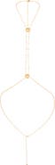 Ettika Scallop Shell & Crystal Body Chain