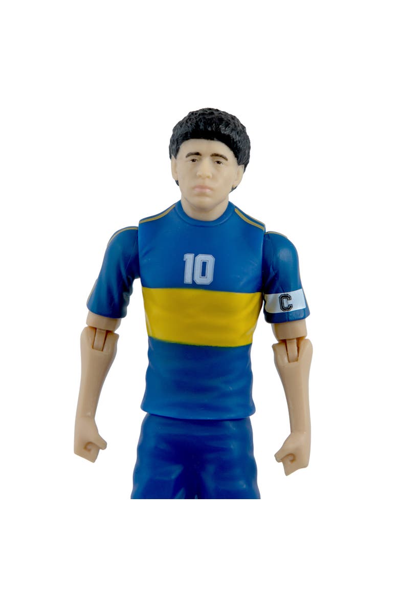 Sockers Legends Diego Maradona Boca Juniors 8" Soccer Action Figure, Alternate, color, Blue