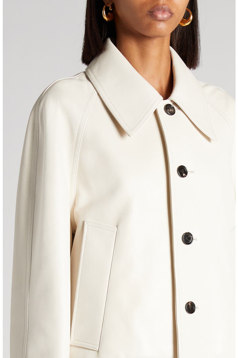 Lambskin Leather Jacket, Alternate, color, 9247 PALE MERINGUE