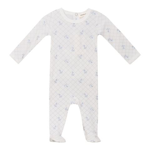 Soft Rib Mesh Print Romper (Baby)