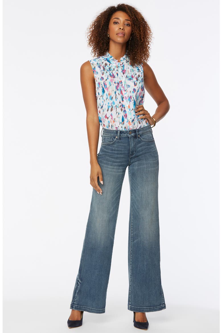 Teresa Cool Embrace® Wide Leg Jeans, Alternate, color, MONET