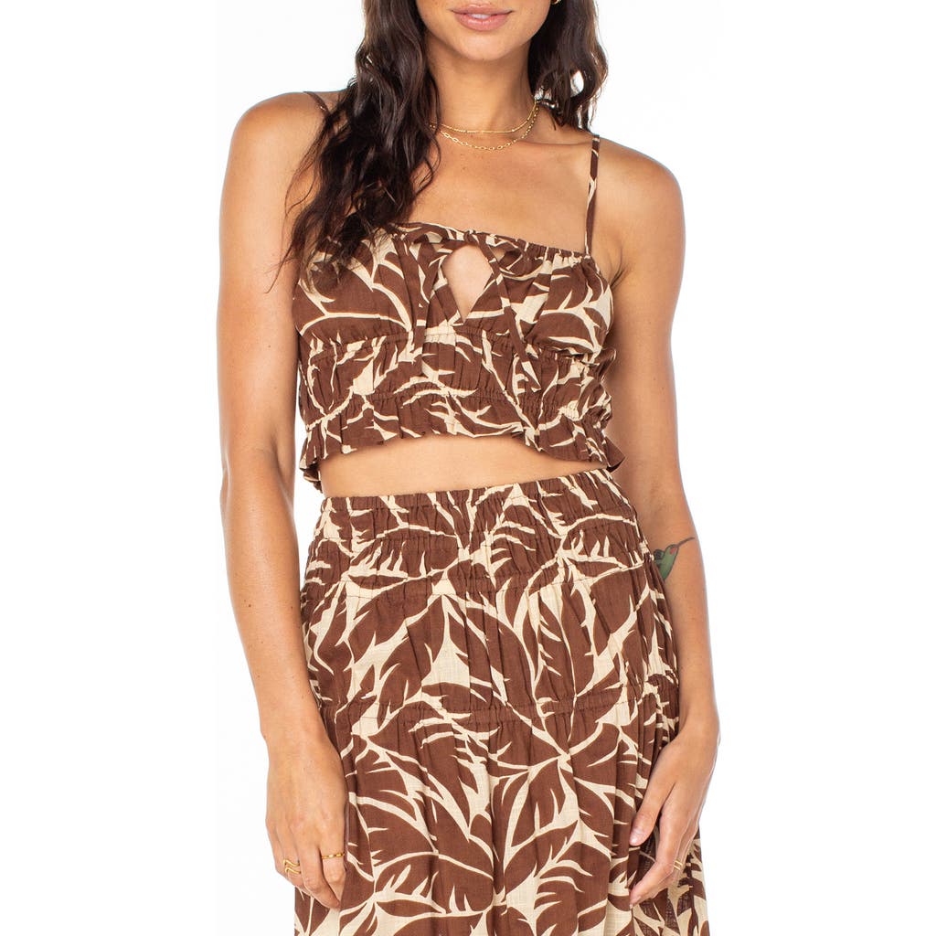 Roxy Sunset Mist Ii Top In Brown