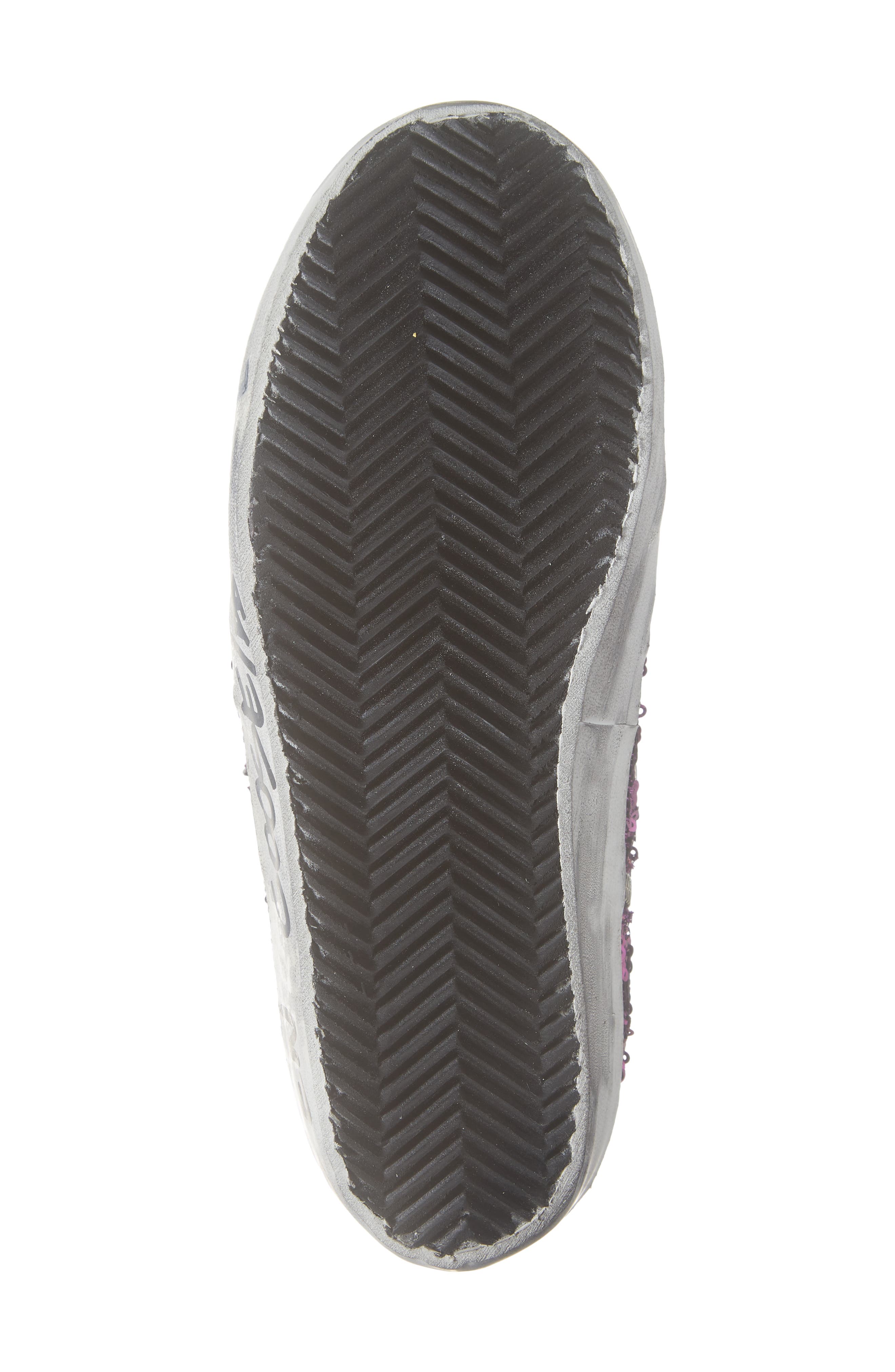 Golden Goose Francy Penstar Sequin High Top Sneaker, Alternate, color, Purple Paillettes