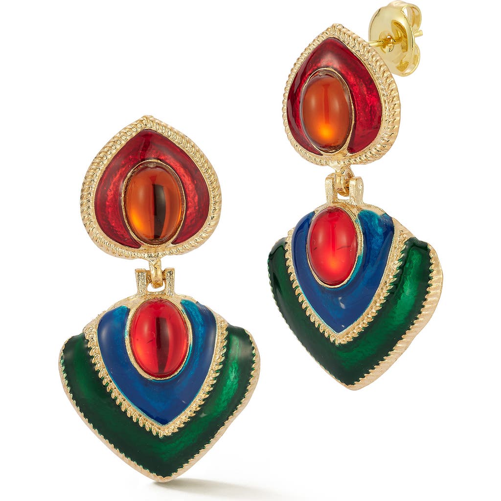 SPHERA MILANO Statement Drop Earrings in Gold at Nordstrom Rack