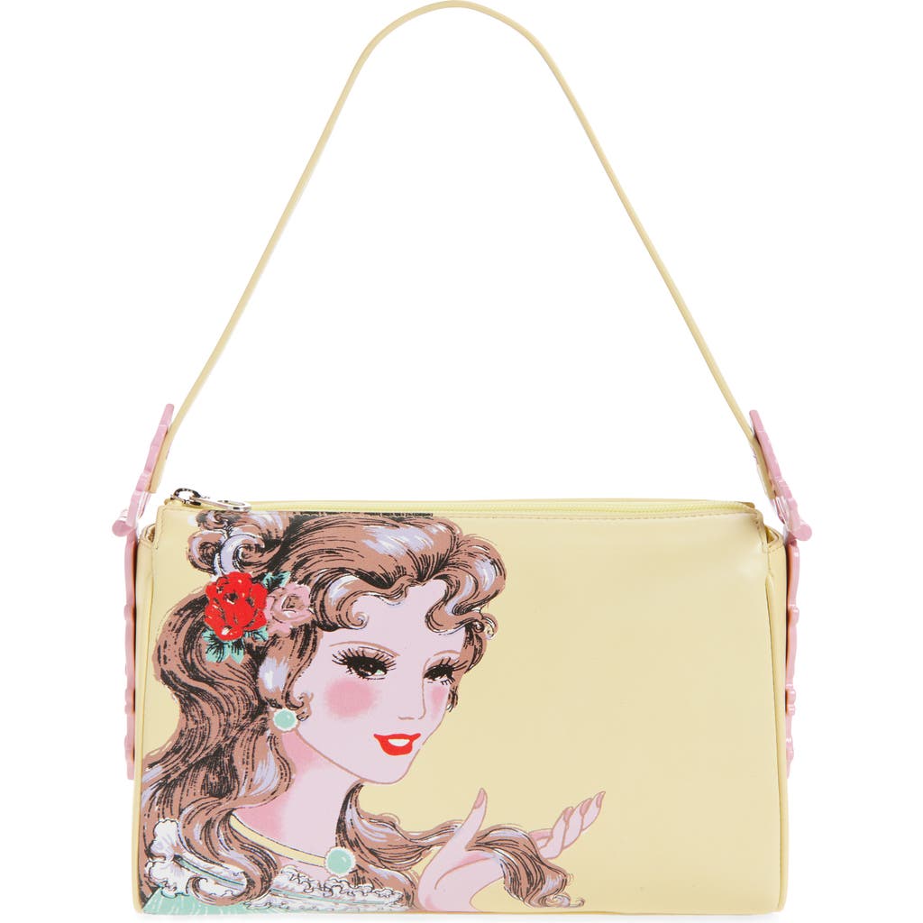 Ashley Williams Lady Spellbind Leather Shoulder Bag In Yellow