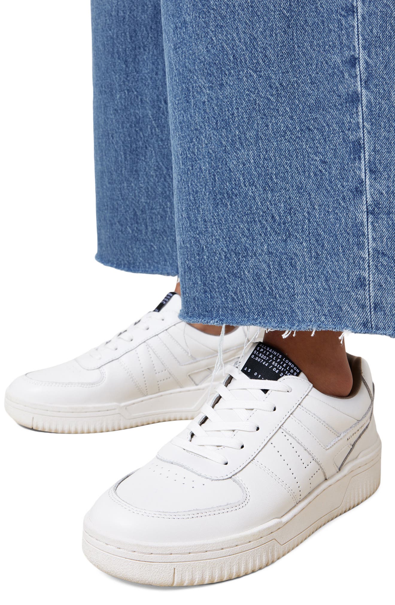 AllSaints Vix Sneaker, Alternate, color, White