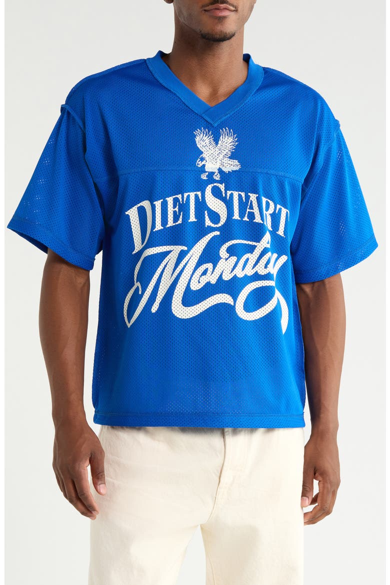 State Champs Mesh Practice Jersey, Main, color, BLUE/ WHITE