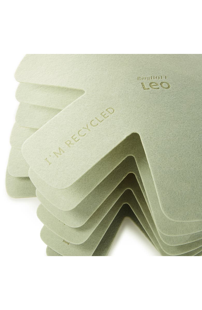 BergHOFF 6-Piece Felt Pan Liners, Alternate, color, Green