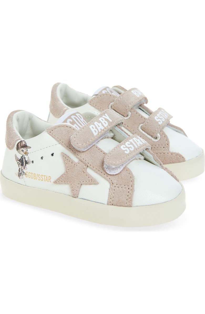 Golden Goose Baby School Sneaker, Main, color, White/ Powder Pink