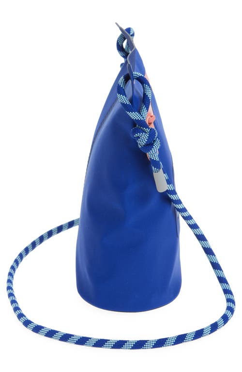 Moncler Salehe Bembury Amoeba Nylon Pouch In Blue
