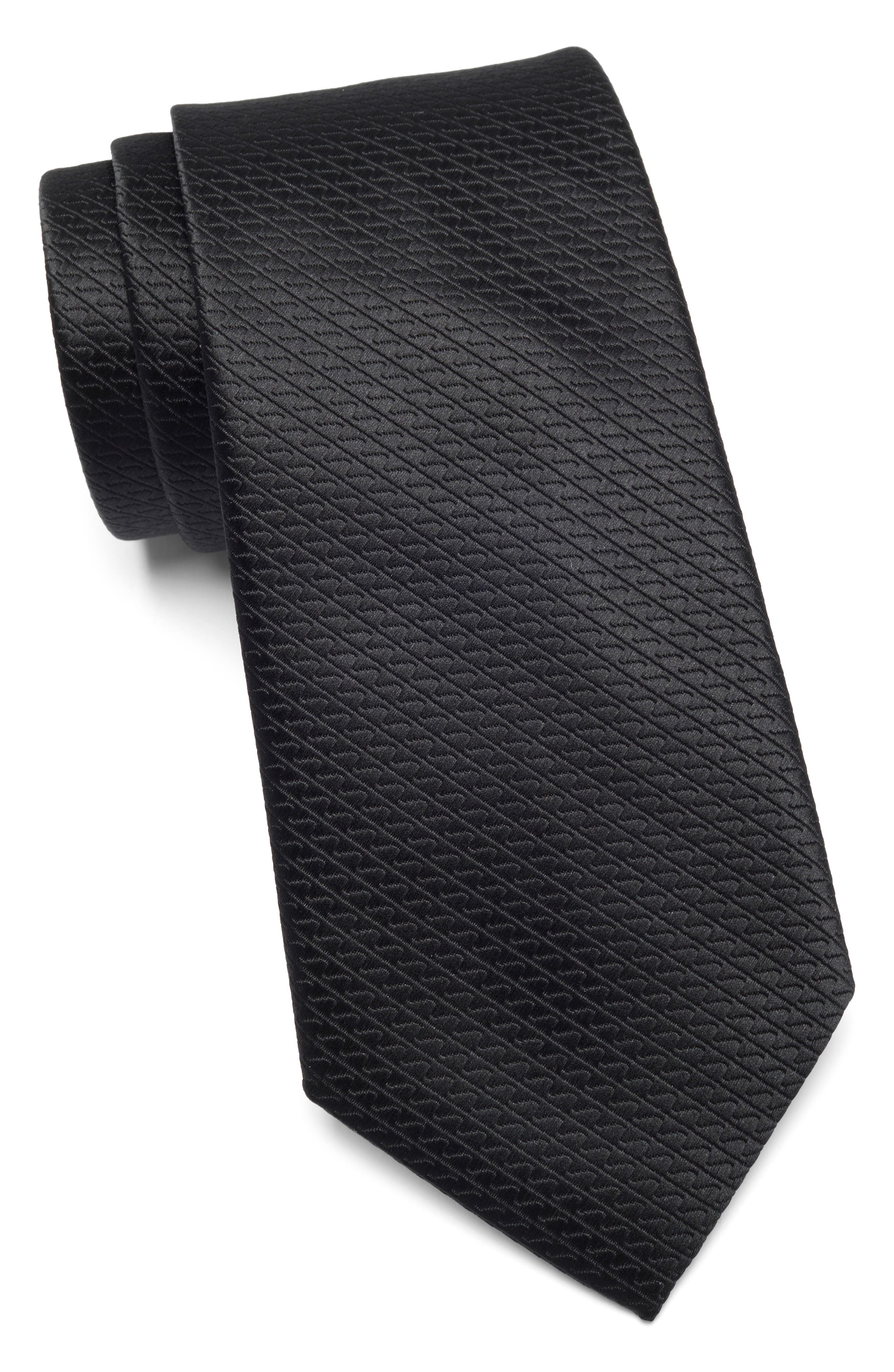 TOM BAINE Wavy Texture Tie