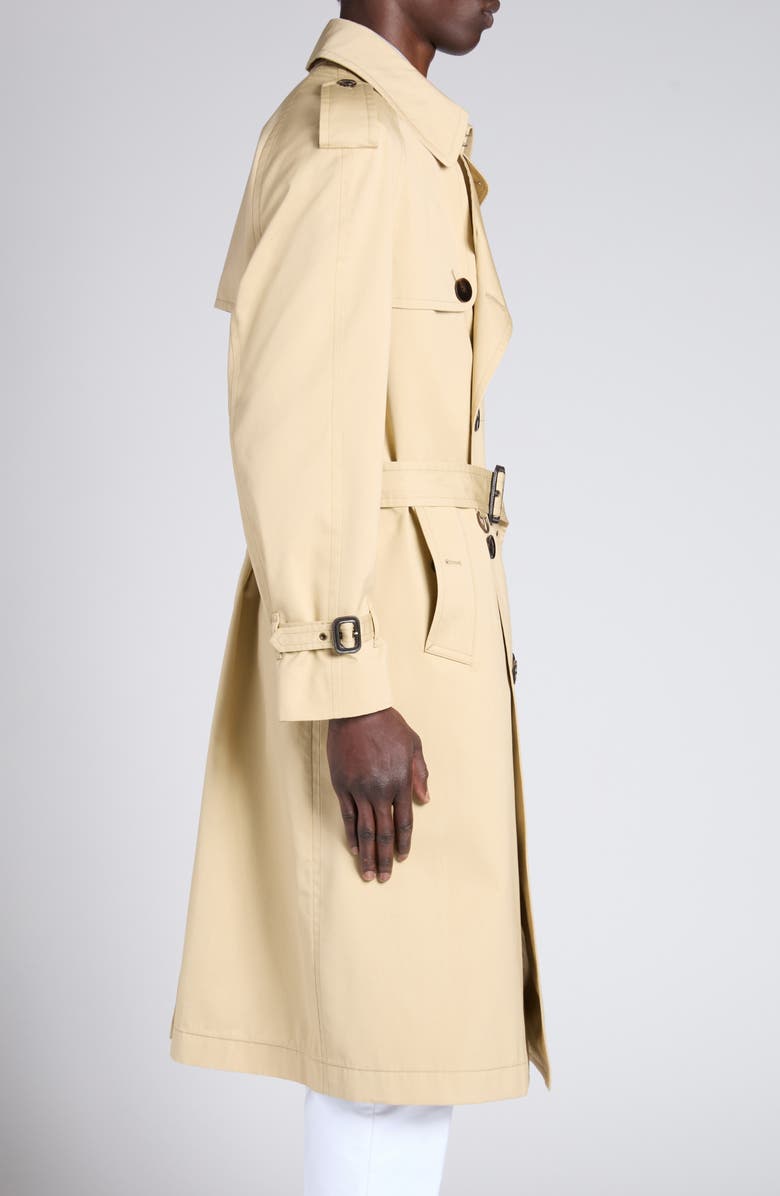 TOM FORD Cotton & Silk Parachute Trench Coat, Alternate, color, Camel