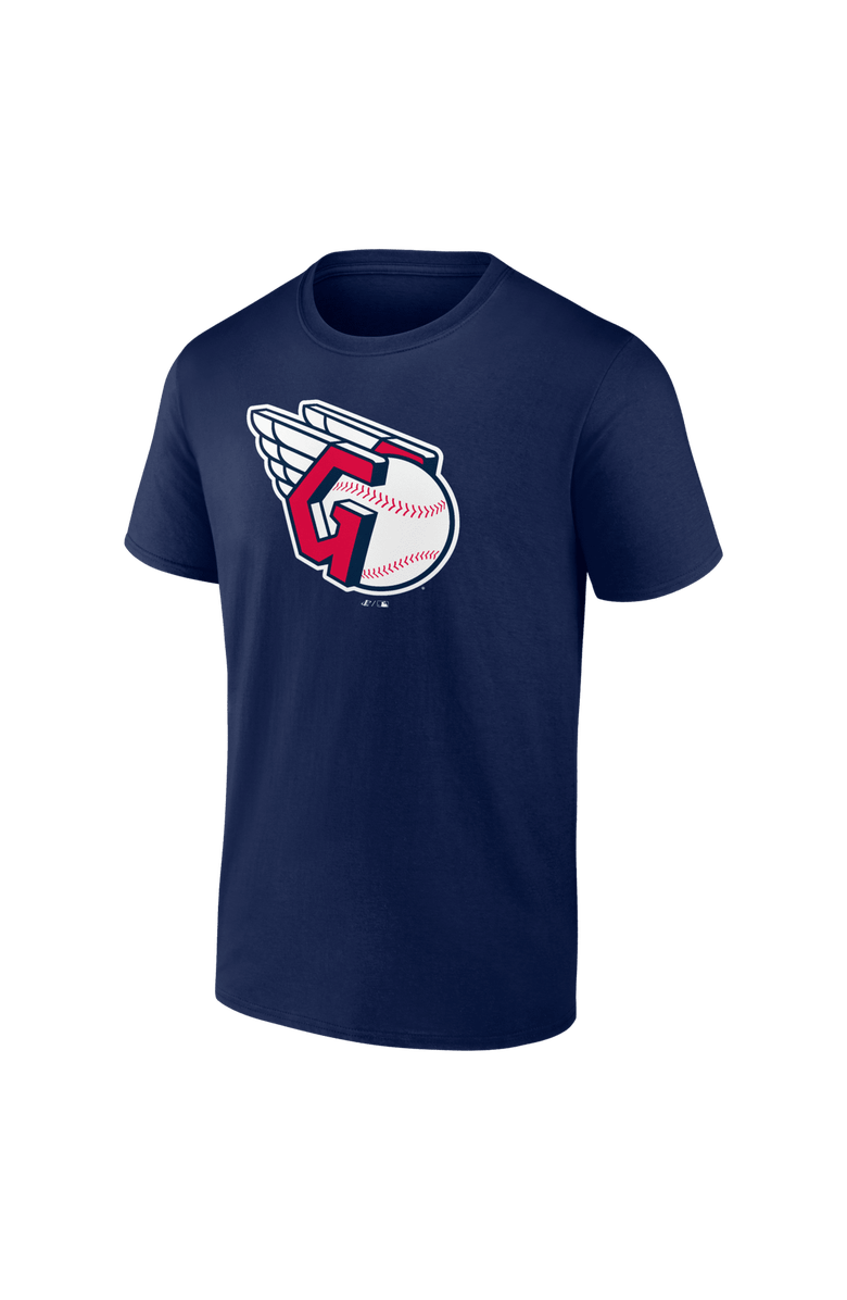 Logo Athletic Men's Logo Athletic Navy Cleveland Guardians Official Logo T-Shirt, Alternate, color, Navy