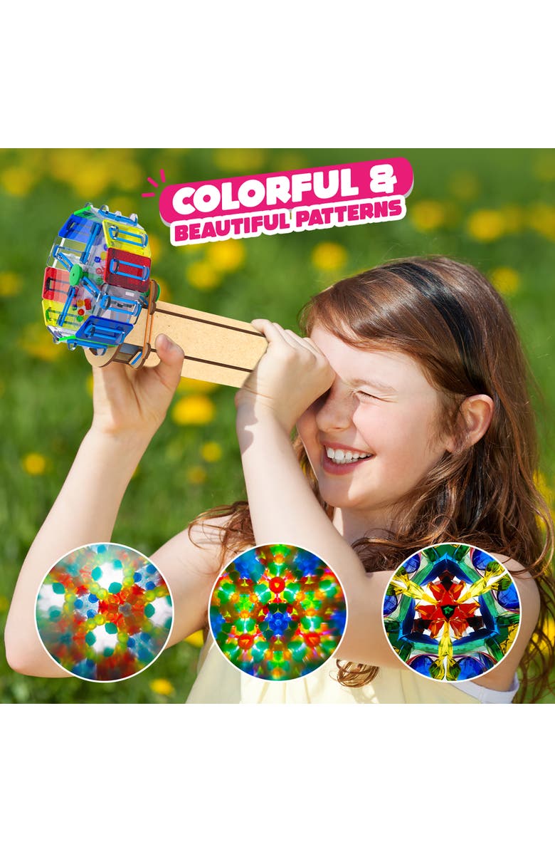 Smartivity Kaleidoscope Diy Colorful Bead Viewing Retro Toy, Ages 6+, Alternate, color, Multicolored