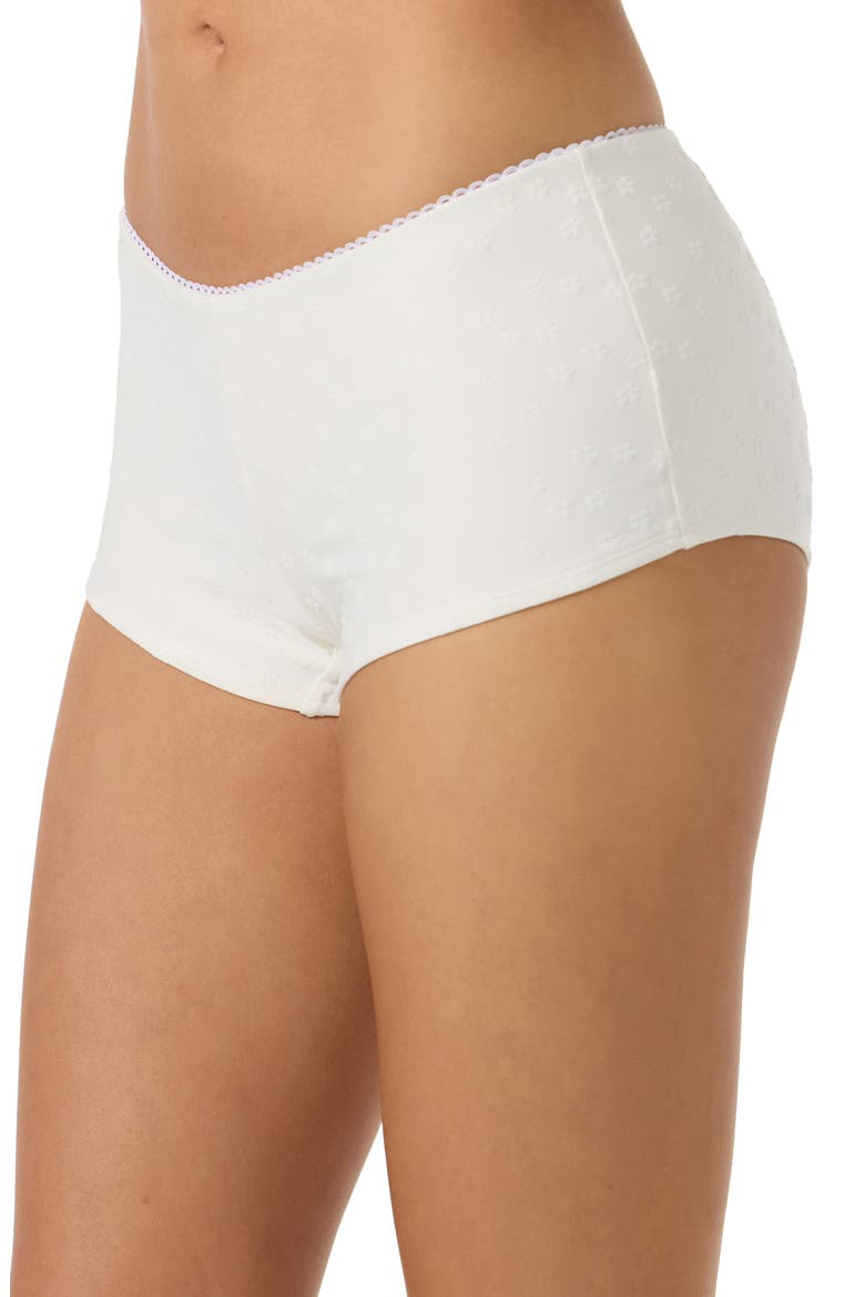 Darling Daisy Surfs Up Swim Shorts, Alternate, color, WHITE