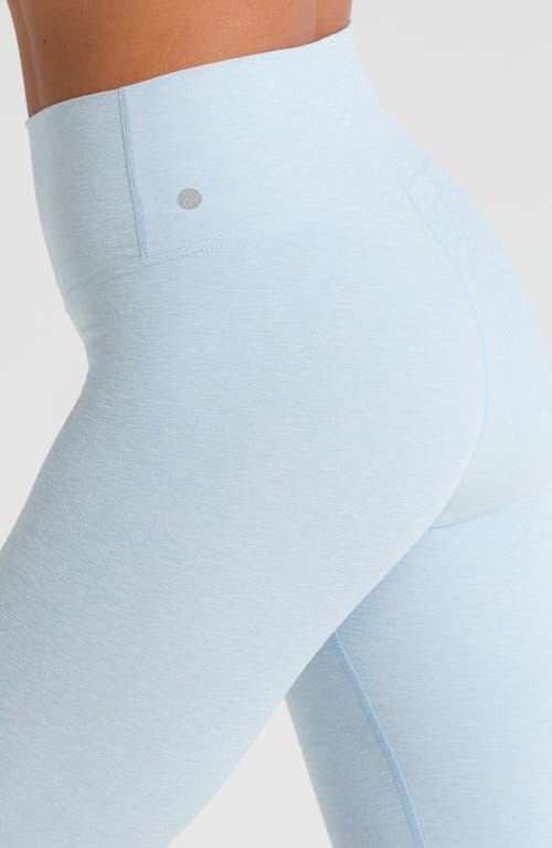 Zella High Waist Fleece Lined Leggings In Blue