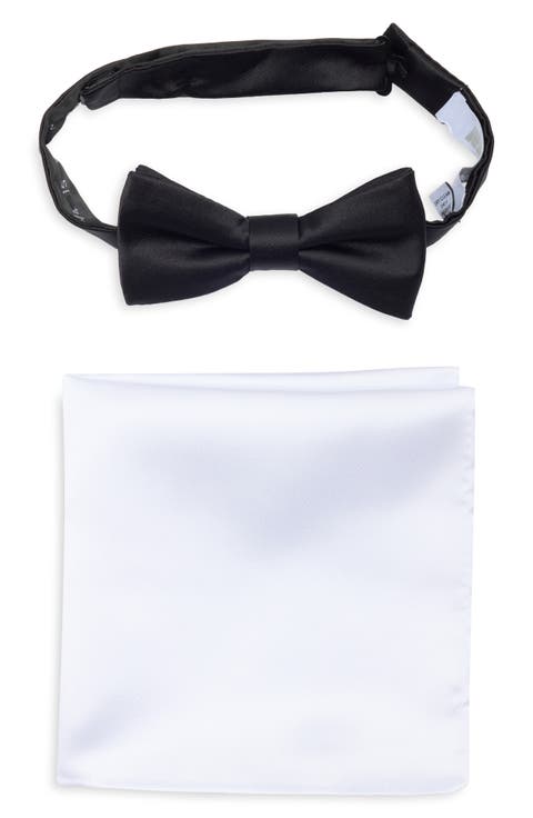 2-Piece Satin Bow Tie Set