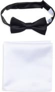 NORDSTROM RACK 2-Piece Satin Bow Tie Set