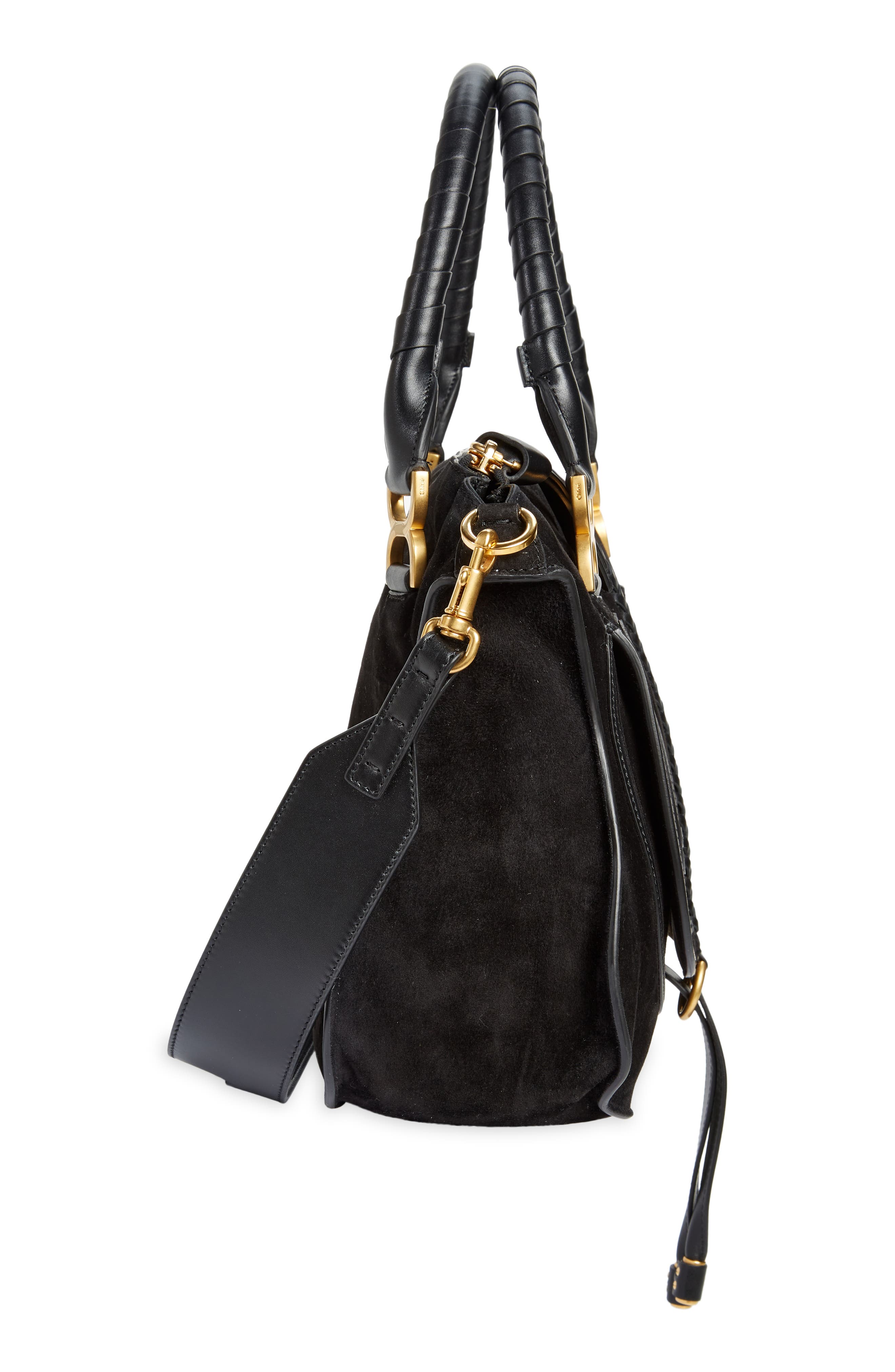 Chloé Medium Marcie Leather Satchel, Alternate, color, 