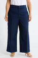 SPANX® SPANXsupersmooth™ Crop Wide Leg Stretch Twill Pants