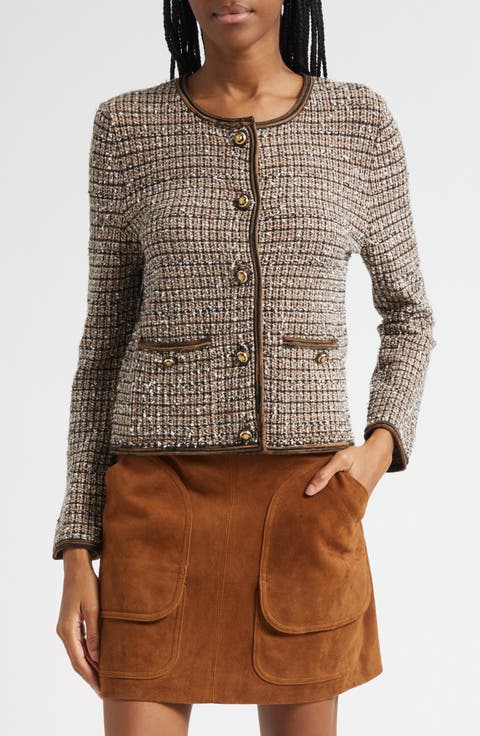 Brisa Tweed Knit Jacket