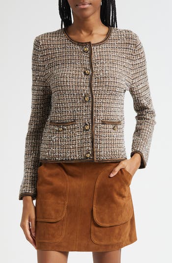Brisa Tweed Knit Jacket