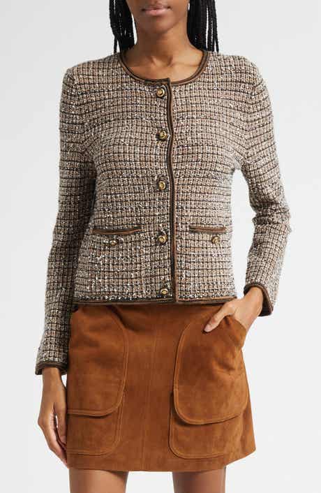 Veronica Beard Brisa Tweed Knit Jacket