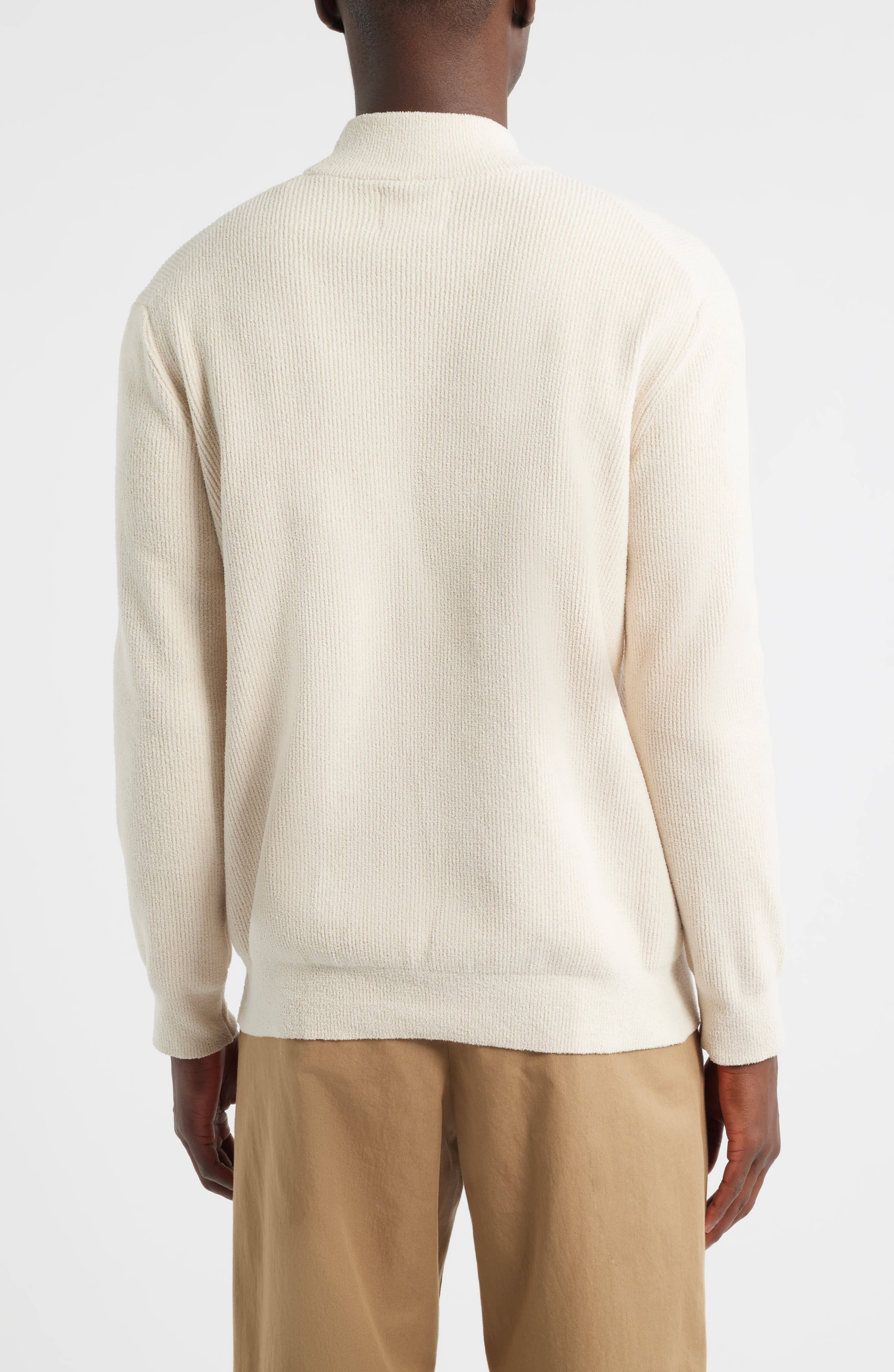 Davy 6429 Ribbed Mock Neck Sweater - image 2