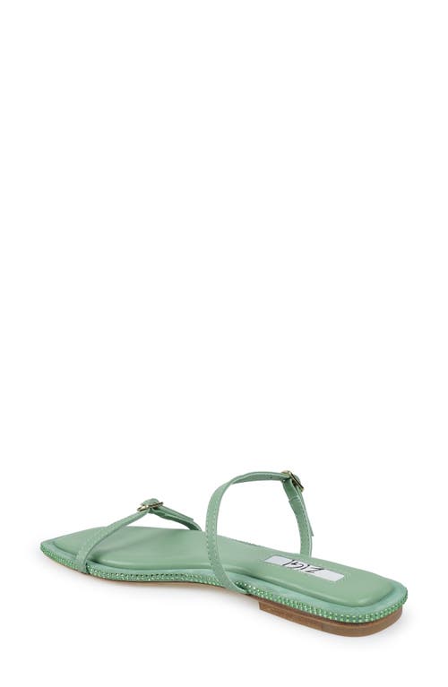 Zigi Two-strap Sandal In Green