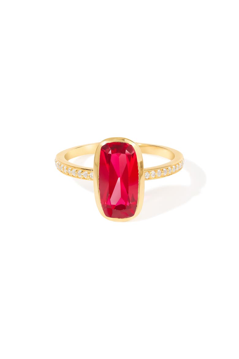 Gemstone Ring, Alternate, color, PINK