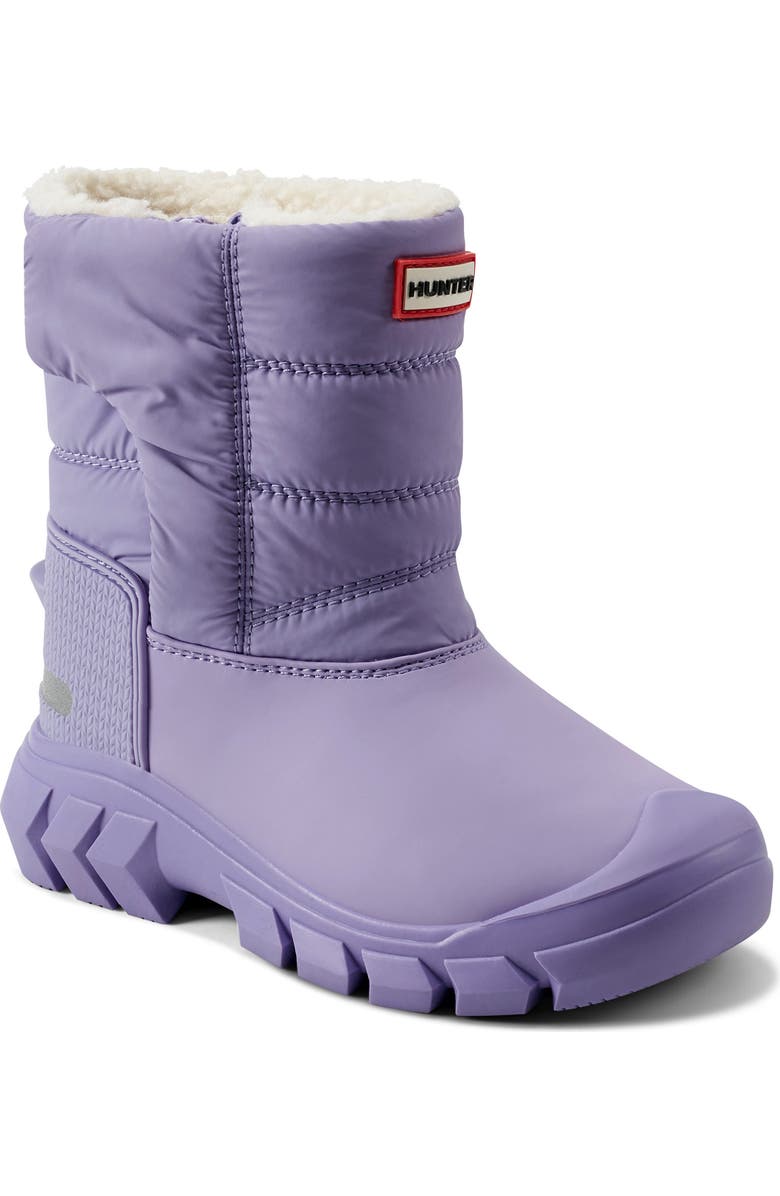 Hunter Kids' Intrepid Snow Boot, Main, color, Lavender Mist/ Lavender Mist