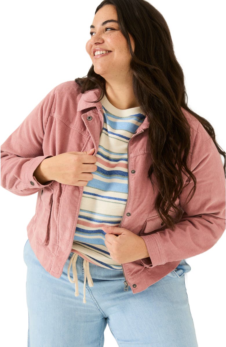 FatFace Plus Size Sienna Cord Jacket, Main, color, 