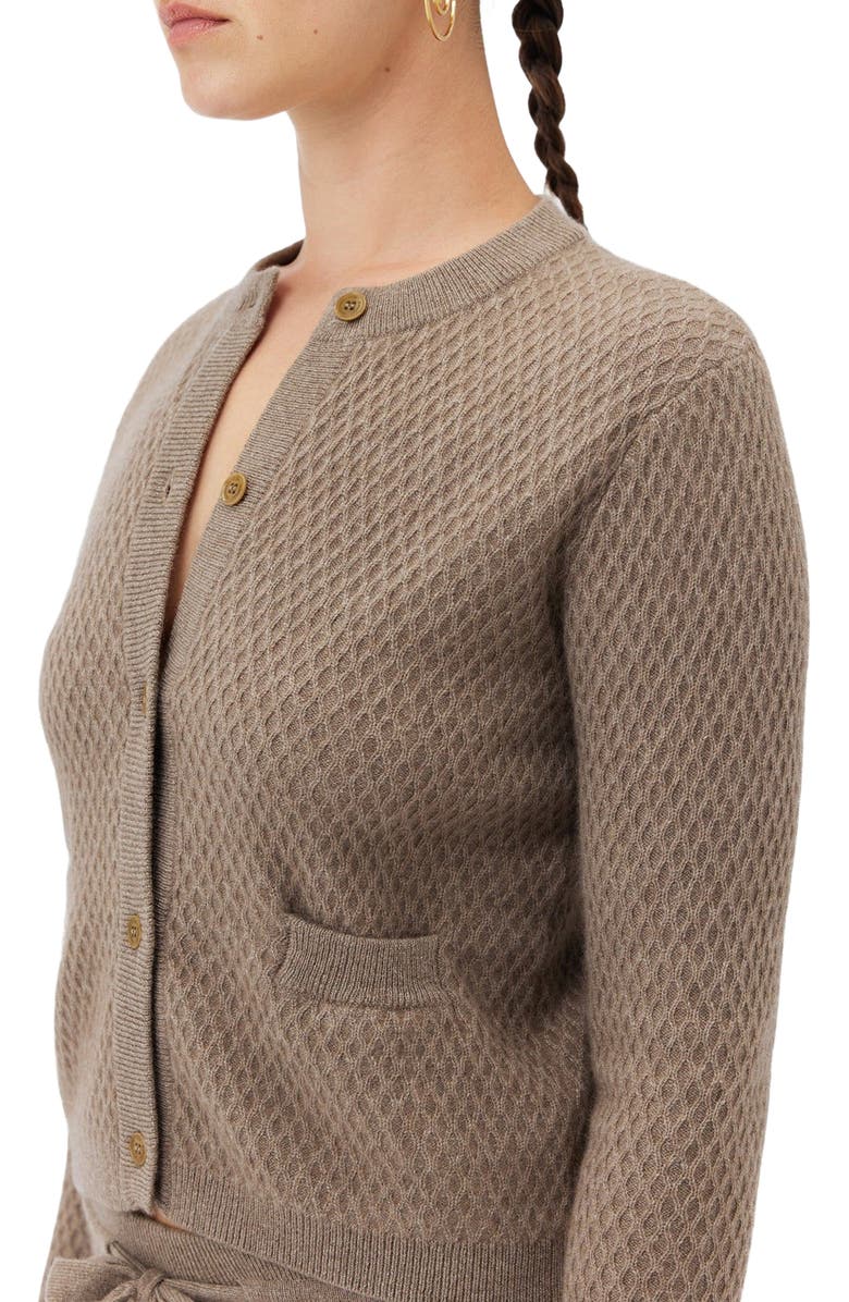 GOBI Mongolian Cashmere Buttoned Cashmere Cardigan, Alternate, color, 