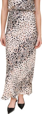 Bella Dahl Painted Spots Bias Cut Maxi Skirt