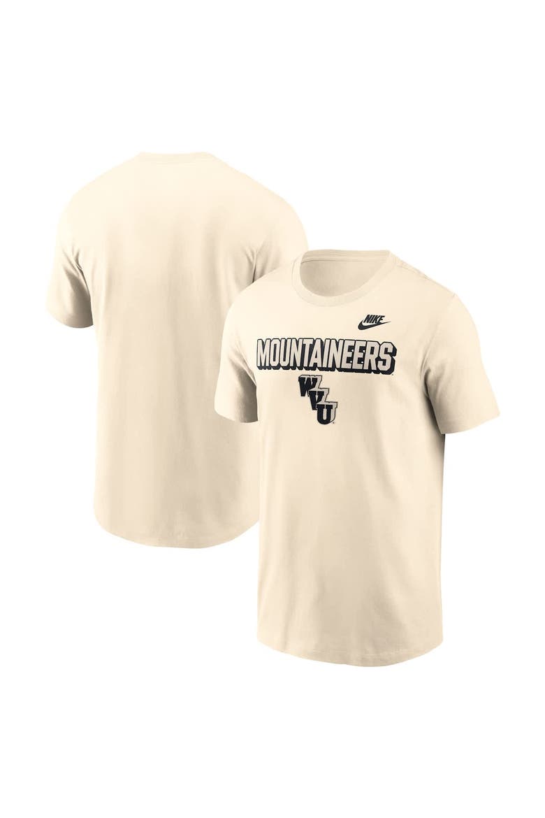 Men's Nike Natural West Virginia Mountaineers Bold Fashion T-Shirt, Main, color, Natural