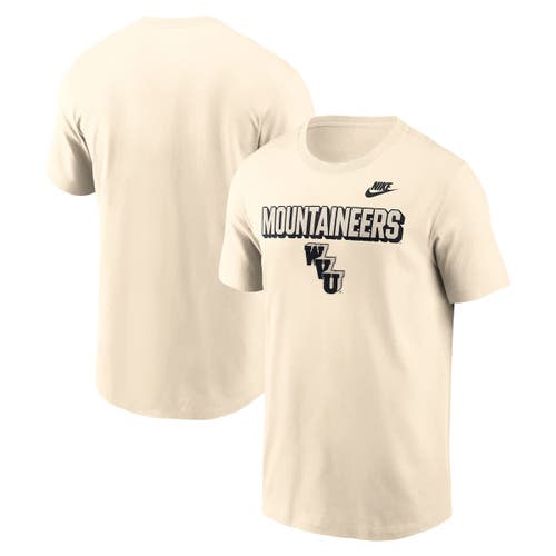 Nike Natural West Virginia Mountaineers Bold Fashion T-shirt In Neutral