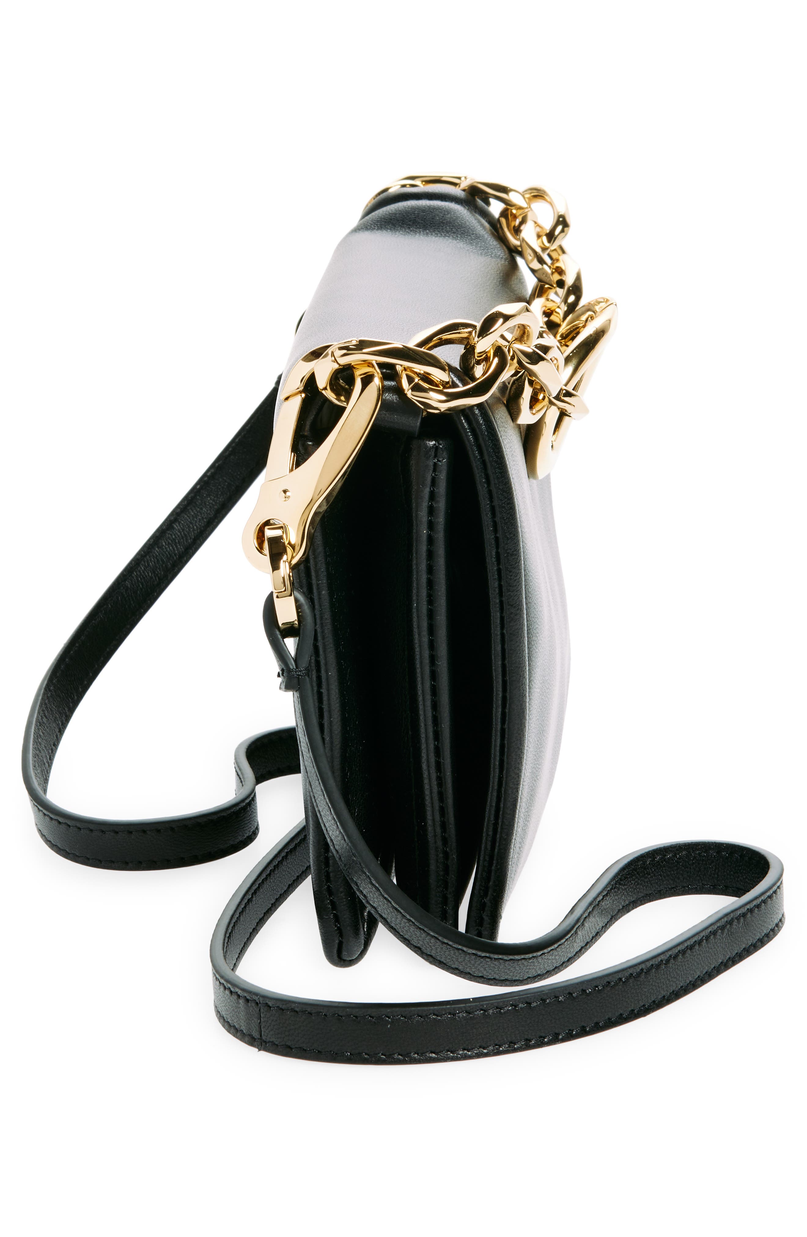 Valentino Garavani VLOGO Chain Lambskin Crossbody Bag, Alternate, color, 