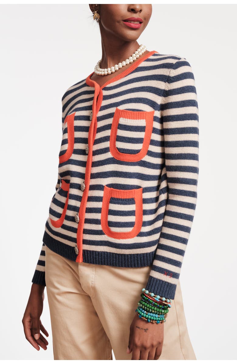 Frances Valentine Pierre Stripe Sweater, Main, color,