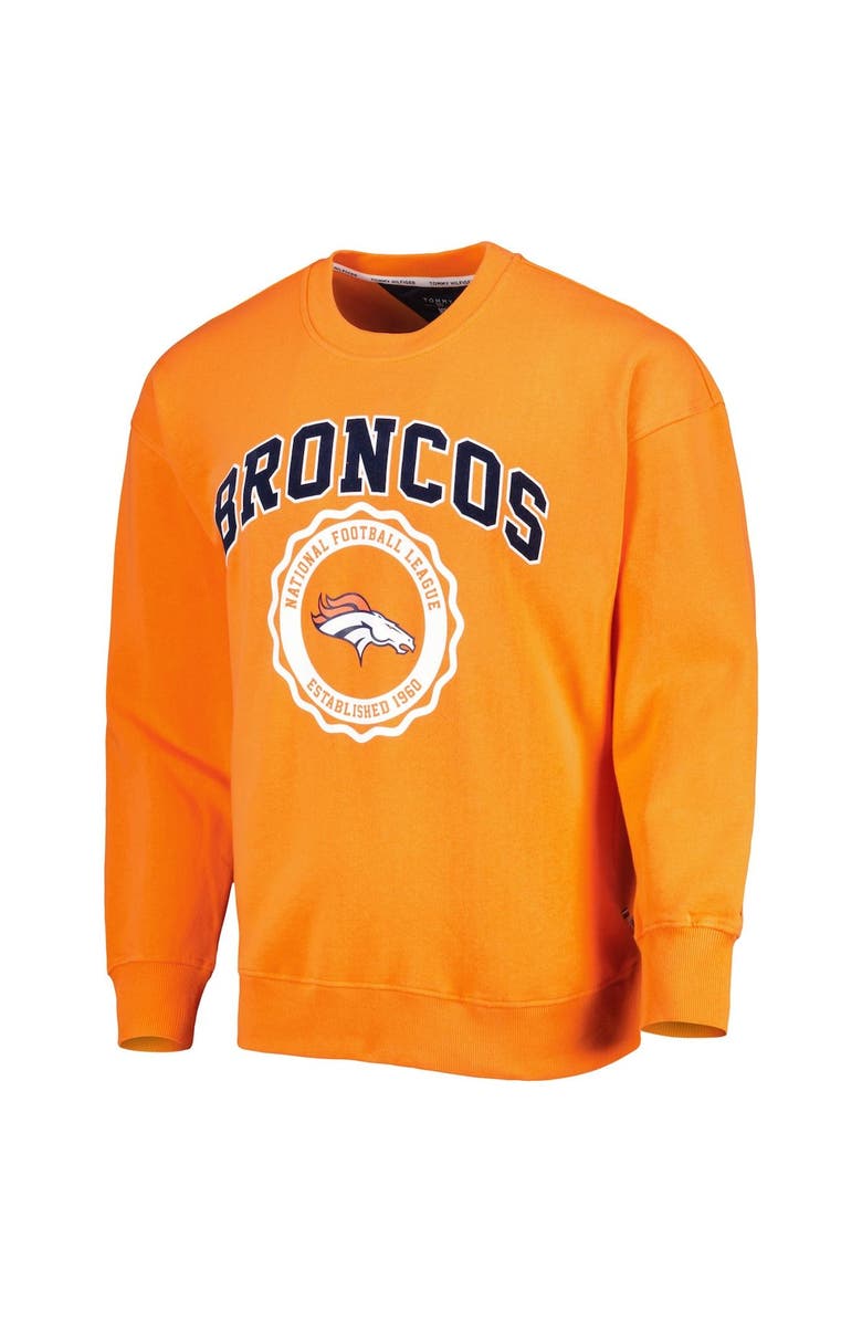 Tommy Hilfiger Men's Tommy Hilfiger Orange Denver Broncos Ronald Crew Sweatshirt, Alternate, color, Orange