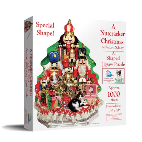 A Nutcracker Christmas 1000 piece Jigsaw Puzzle for Adults Special Shape