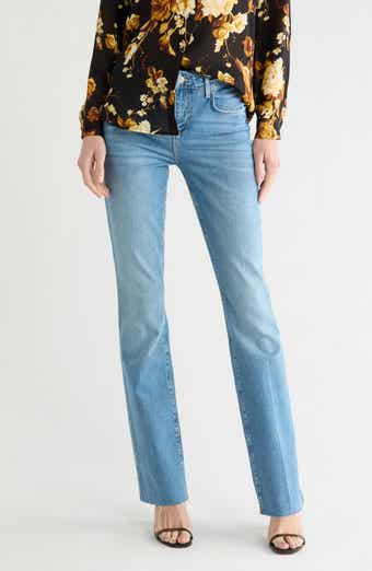 L'AGENCE Ruth Raw Hem Straight Leg Jeans
