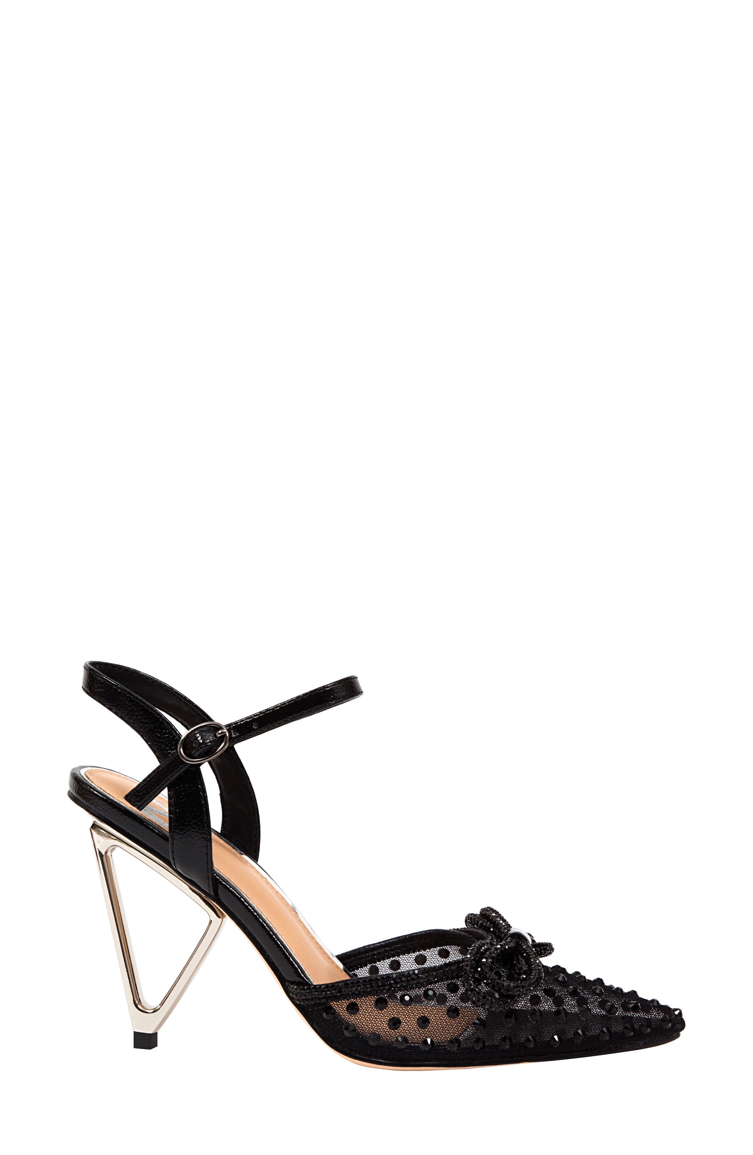 NINETY UNION Gloria Embellished Pump, Alternate, color, Black