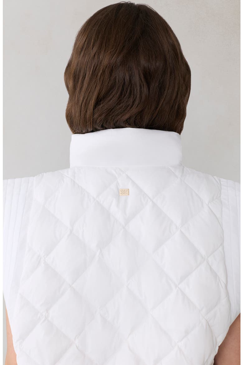 Brenna Quilted Reversible Vest, Alternate, color, LIGHT OAK
