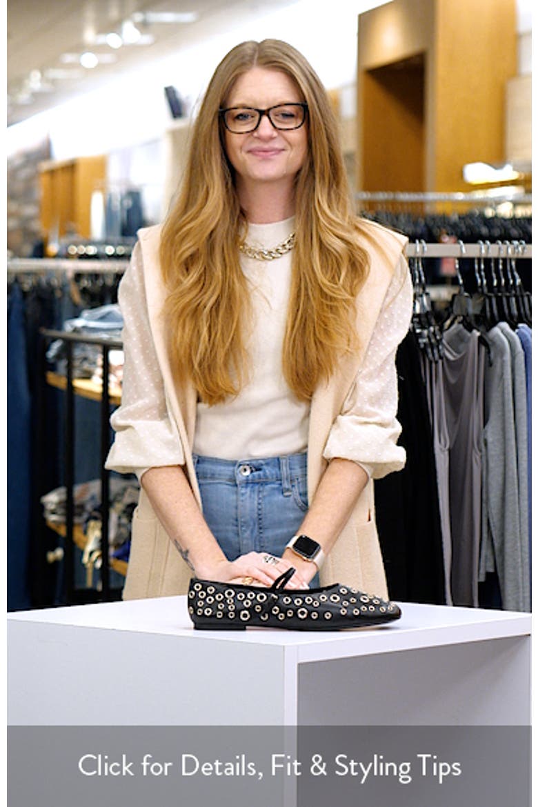 Eyelet Mary Jane Ballet Flat video